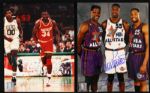 1970s-2000s Signed NBA Hall of Fame Star 8" x 10" Photo Collection w/ Olajuwon Thomas Ewing - Lot of 8