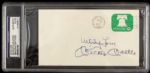1974 Mickey Mantle Whitey Ford New York Yankees Signed Envelope (PSA/DNA Slabbed)