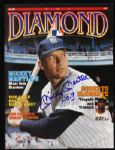 1993 Mickey Mantle New York Yankees Signed Diamond Magazine *JSA*