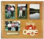 1988-93 Walt Disney World Oldsmobile Golf Classic Commemorative Wall Display Collection Randy Hundley Payne Stewart - Lot of 4