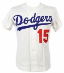 1980 Davey Lopes Los Angeles Dodgers Signed Home Jersey (MEARS LOA/JSA) 