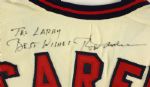 1982-84 Rod Carew California Angels Signed Goodman & Sons Salesman Sample Home Jersey (MEARS LOA/JSA)