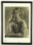 1930 Harry Spear "Freckles" Our Gang Signed 9 1/2" x 13" Framed B/W Photo