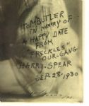 1930 Harry Spear Freckles Our Gang Signed 9 1/2 x 13 Framed B/W Photo