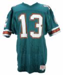 1990s Dan Marino Miami Dolphis Signed Home Jersey (JSA)
