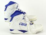 1993 circa Bill Laimbeer Detroit Pistons Signed Game Worn Converse Sneakers (MEARS LOA/JSA)