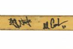 1985-2000 Bob Bassen Game Used Sherwood Hockey Stick w/ 16 Signatures (MEARS LOA/JSA)