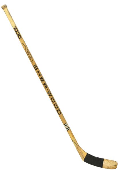 1980s Patterson #26 Game Used Hockey Stick (MEARS LOA)
