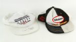 1990s Team Menards & Mechanical Laundry Racing Team Signed Caps w/ Indy 500 Pin - Lot of 3
