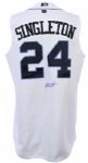 2012 Jon Singleton Corpus Christi Hooks Signed Game Worn Home Jersey (MEARS LOA/Team LOA) 