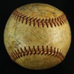 1953 Detroit Tigers Boston Red Sox Signed OAL Harridge Baseball w/ 20 Signatures Ted Williams George Kell (PSA/DNA Full Letter)
