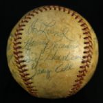 1953 Detroit Tigers Boston Red Sox Signed OAL Harridge Baseball w/ 20 Signatures Ted Williams George Kell (PSA/DNA Full Letter)