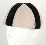 1960s circa Roller Derby Helmet w/ Pink Elastic Cover