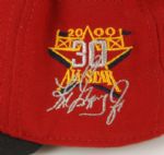 2000 Ken Griffey Jr. Cincinnati Reds All Star Game Worn Cap (MEARS LOA)