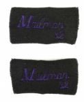 2003 circa Karl Malone Utah Jazz Custom "Mailman 32" Wrist Bands (MEARS LOA)