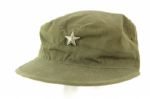 1944 WW2 US OD Green Field Cap Size 7 1/2 Brigadier Genera’s hat