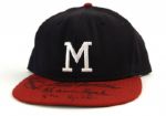 1950s Milwaukee Braves Multi Signed Roman Pro Cap w/ 26 Signatures Including Eddie Mathews, Warren Spahn & More (JSA)