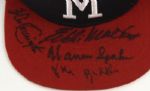 1950's Milwaukee Braves Multi Signed Roman Pro Cap w/ 26 Signatures Including Eddie Mathews, Warren Spahn & More (JSA)