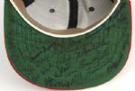 1950's Milwaukee Braves Multi Signed Roman Pro Cap w/ 26 Signatures Including Eddie Mathews, Warren Spahn & More (JSA)