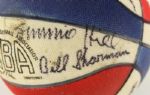 1969-70 Los Angeles Stars Signed ABA Basketball w/ 12 Signatures Including Bill Sharman & More (JSA)