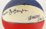 1969-70 Los Angeles Stars Signed ABA Basketball w/ 12 Signatures Including Bill Sharman & More (JSA)