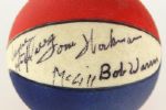 1969-70 Los Angeles Stars Signed ABA Basketball w/ 12 Signatures Including Bill Sharman & More (JSA)