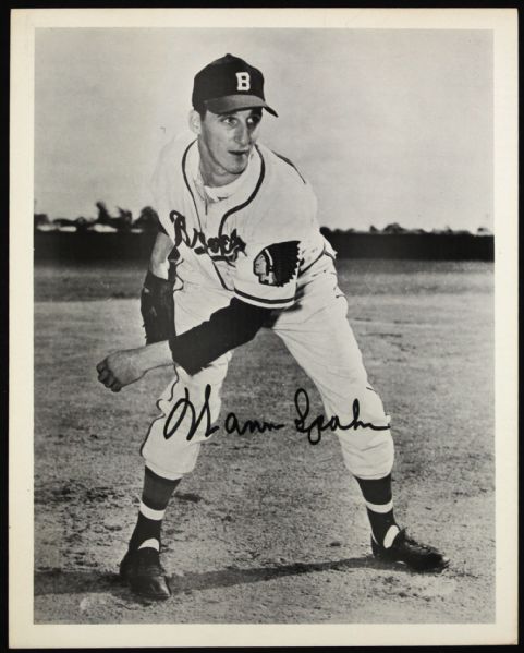 1980s Warren Spahn Boston Braves Signed 8" x 10" Photo Collection - Lot of 3 (JSA)