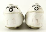 1980-83 circa Terry Bradshaw Pittsburgh Steelers Signed Game Worn Spalding Cleats (MEARS LOA)