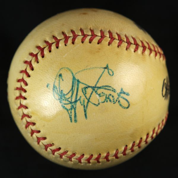 1970s Duffy Lewis New York Yankees Single-Signed (MacGregor) Baseball (JSA)
