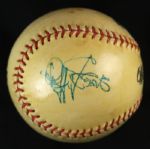 1970s Duffy Lewis New York Yankees Single-Signed (MacGregor) Baseball (JSA)