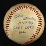 1982 World Series Robin Yount, Jim Ganter & Paul Molitor Milwaukee Brewers Multi-Signed Game Used OWS (Kahn) Baseball (JSA/MEARS LOA) 