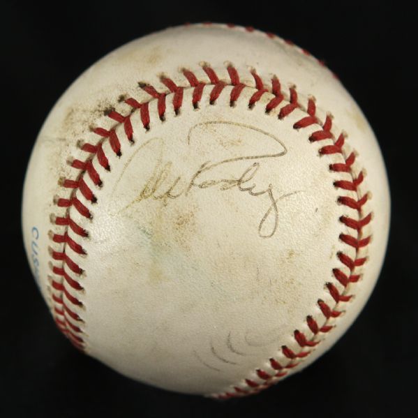1994-2000 Álex Rodríguez Seattle Mariners Single-Signed Game Used OAL (Budig) Baseball (JSA)