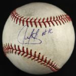 2005 Juan Gonzalez Cleveland Indians Single-Signed Game Used OML (Selig) Baseball (JSA)