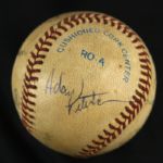 1990 Adam Peterson autographed Chicago White Sox Game Used OAL (Brown) Baseball (JSA)