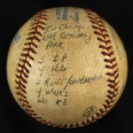 1990 Adam Peterson autographed Chicago White Sox Game Used OAL (Brown) Baseball (JSA)