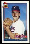 1990 Adam Peterson autographed Chicago White Sox Game Used OAL (Brown) Baseball (JSA)