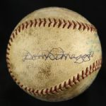 1931-59 Dom DiMaggio Boston Red Sox Single-Signed Game Used OAL (Harridge) Baseball *JSA*