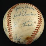 1972 Milwaukee Brewers Team Signed Baseball w/ 22 Signatures (JSA)