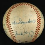1972 Milwaukee Brewers Team Signed Baseball w/ 22 Signatures (JSA)