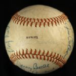 1972 Milwaukee Brewers Team Signed Baseball w/ 22 Signatures (JSA)