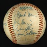 1972 Milwaukee Brewers Team Signed Baseball w/ 22 Signatures (JSA)