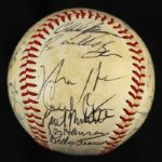 1980 Milwaukee Brewers Team Signed OAL (MacPhail) Baseball w/ 23 Signatures (JSA)