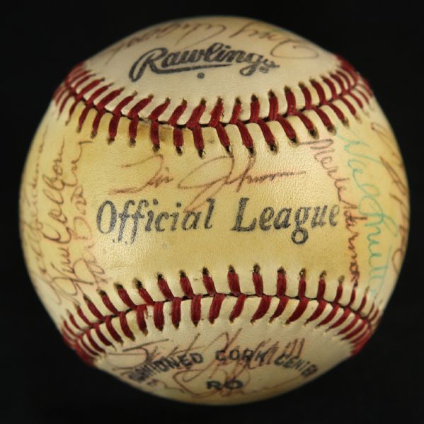 1976 Milwaukee Brewers Team Signed Official League Baseball w/ 29 Signatures (JSA)