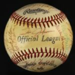 1976 Milwaukee Brewers Team Signed Official League Baseball w/ 29 Signatures (JSA)