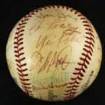 1976 Milwaukee Brewers Team Signed Official League Baseball w/ 29 Signatures (JSA)