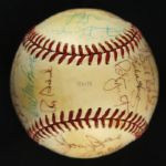 1976 Milwaukee Brewers Team Signed Official League Baseball w/ 29 Signatures (JSA)