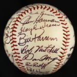 1971 Milwaukee Brewers Team Signed OAL (Cronin) Baseball w/ 32 Signatures (JSA)