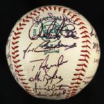 1971 Milwaukee Brewers Team Signed OAL (Cronin) Baseball w/ 32 Signatures (JSA)