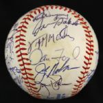 1982 Baltimore Orioles Team Signed OAL (MacPhail) Baseball w/ 29 Signatures *JSA*