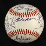 1982 Baltimore Orioles Team Signed OAL (MacPhail) Baseball w/ 29 Signatures *JSA*
